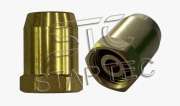 Соединитель штыревой М18х1,5(для трубок 12x1,5) прямой (INF11F18D12)(пн1026)