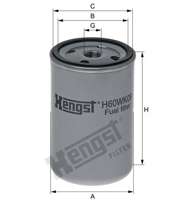 Фильтр топливный Iveco (H60WK09/H70WK10)(Р0228)