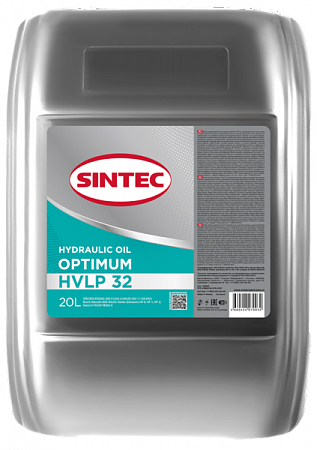 Масло гидравлическое SINTEC HYDRAULIC Optimum HVLP-32 (20л) (105631) (м2695)