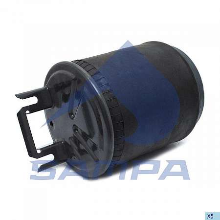Пневмоподушка со стак. 1отв М16 низ: 1шп. D12 и 16\ Volvo FH(G4)/FM(G4)(SP554580K02)(ам9477)