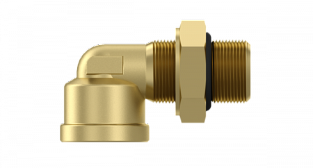 Фитинг угловой М16х1,5 F16x1,5 c контргайкой и уплотнением (8938908600/71051615/271051615)(ПН0805)