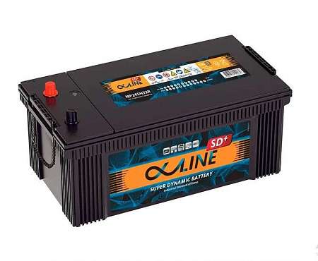 Аккумулятор AlphaLine 220Ah 1400А SD+ plus  обратная полярность(для Shacman/DongFeng) (Эл6287)