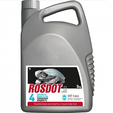 Тормозная жидкость РосДОТ-4 (3 л) (30725)(р0663)