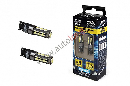 К-т светодиодных ламп C0105 T10 CANBUS 27SMD (12-24V) (17907) (л4412)