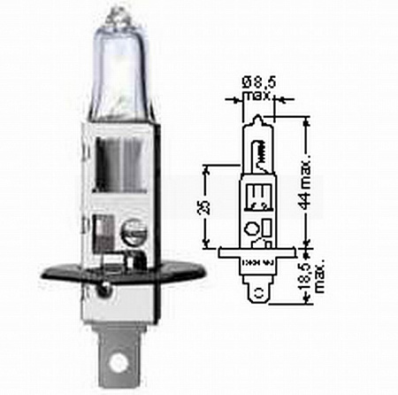 Лампа H1 24V 70W (P14,5s) (8GH002089251)(л0013-)