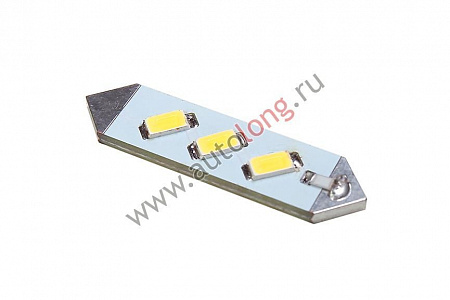 Лампа 3 диода 24V (салон) платфор. (17481) (л4419)