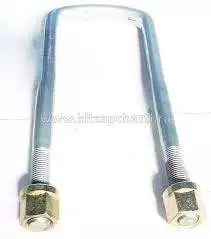 Стремянка передней рессоры с гайками Shacman X3000 18х93х260(DZ9100520007)(ФШ1310)