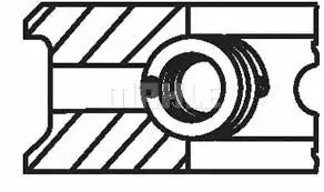 Кольца компрессора d= 90,5мм <b-4.25 mm> MAN, (00415N1)(Д0318)