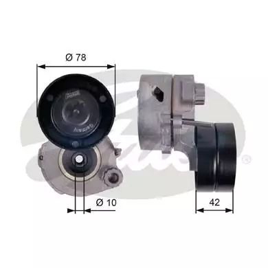 Натяжитель ремня вентилятора 5490/65206, MB / Gates (T38662)(КР0226)