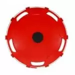 Колпак колеса пластик задний красный R-22,5 ТТ-ПЛ-Т05 (121758) (к4978)