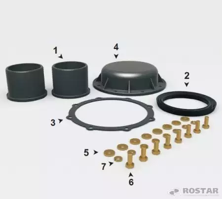 Р/к башмака балансира  / Ростар (Р55111-2918000)(КП0434)